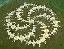 Milk Hill, England, crop circles