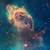 Pillar in the Carina Nebula - NASA photo